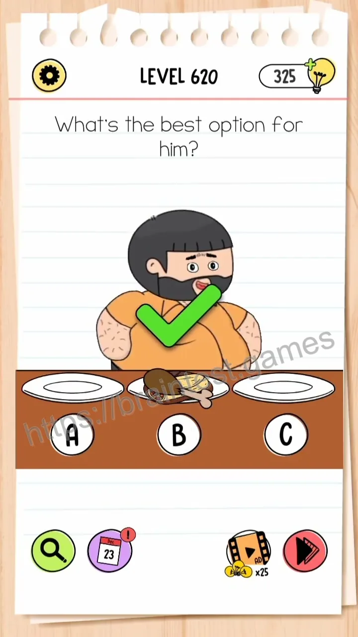 Brain Test Level 620 - Step 2