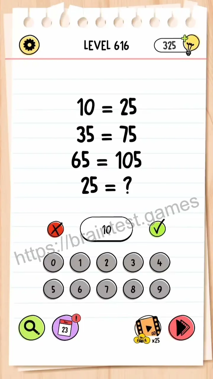 Brain Test Level 616