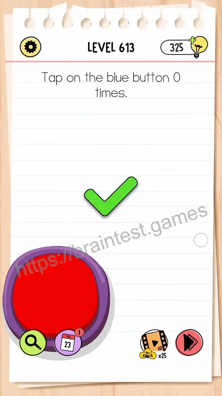 Brain Test Level 613 - Step 2