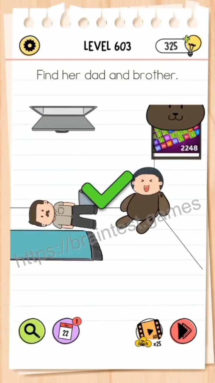 Brain Test Level 603 - Step 2