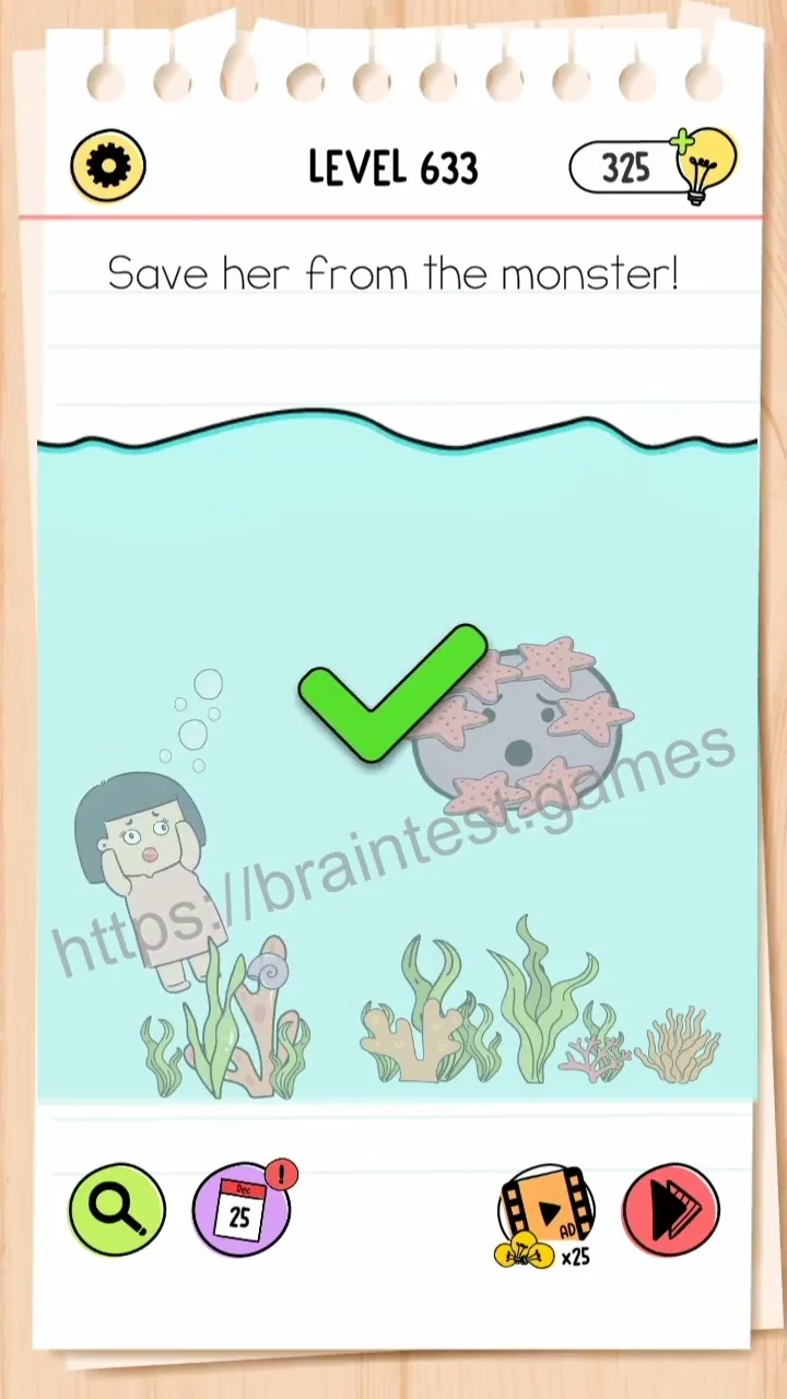 Brain Test Level 633 - Step 2