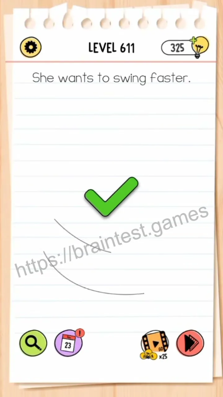 Brain Test Level 611 - Step 2