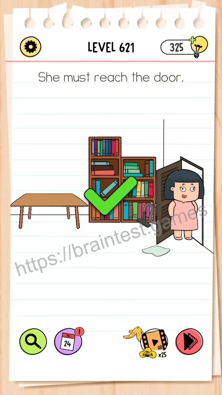 Brain Test Level 621 - Step 2