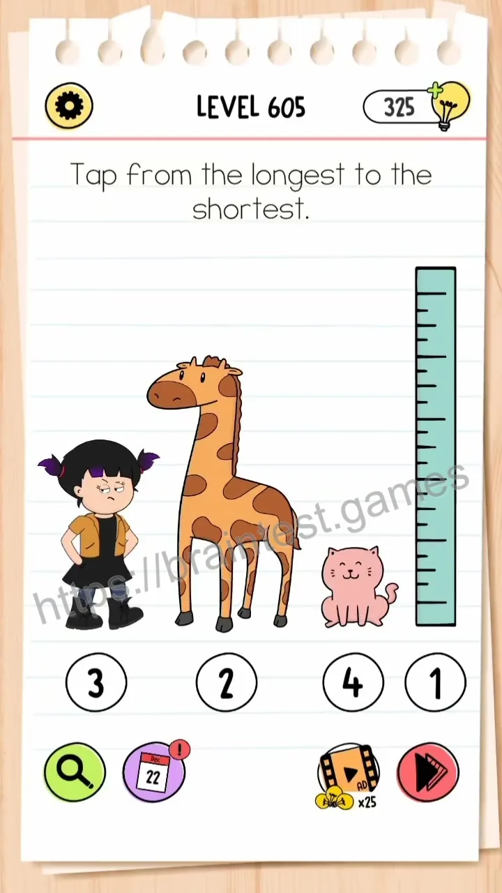 Brain Test Level 605