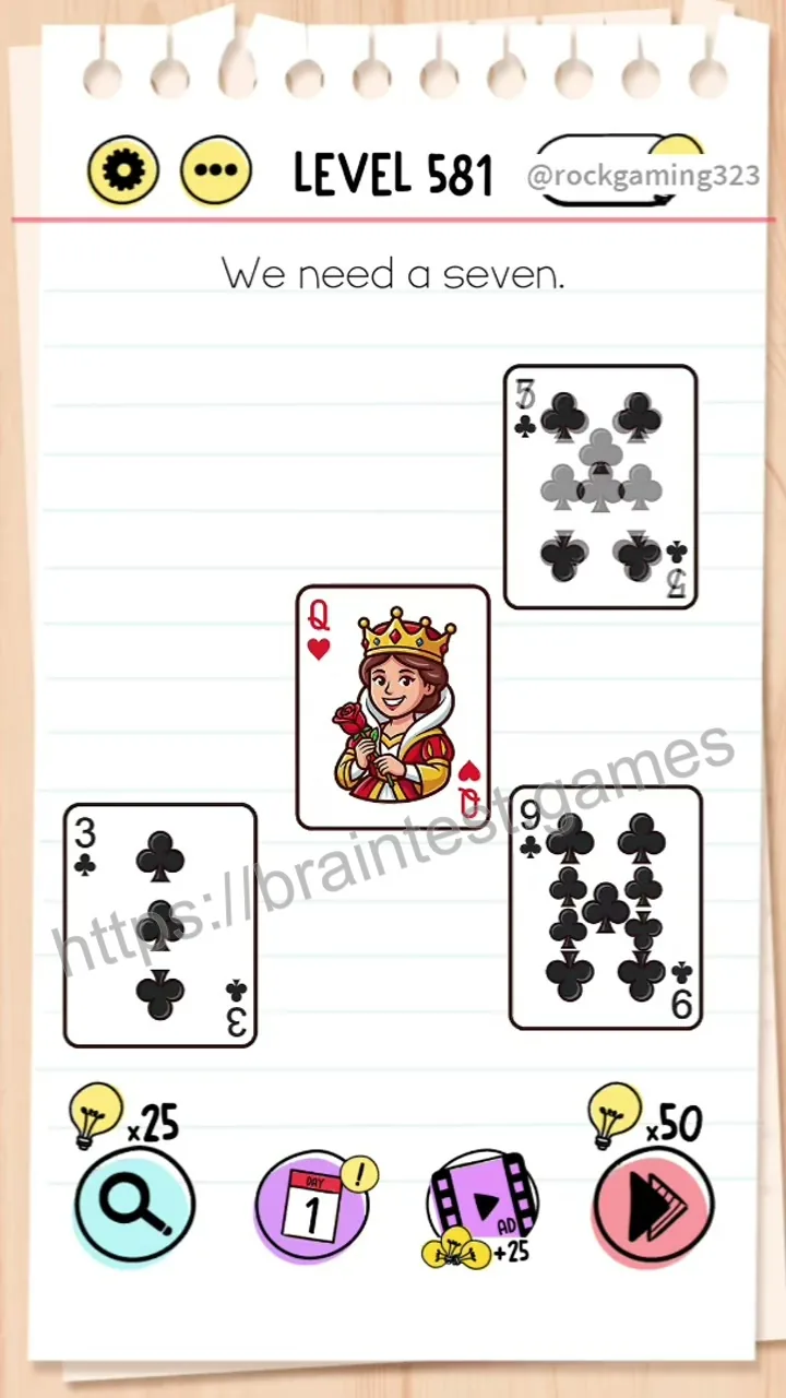 Brain Test Level 581 - Step 1
