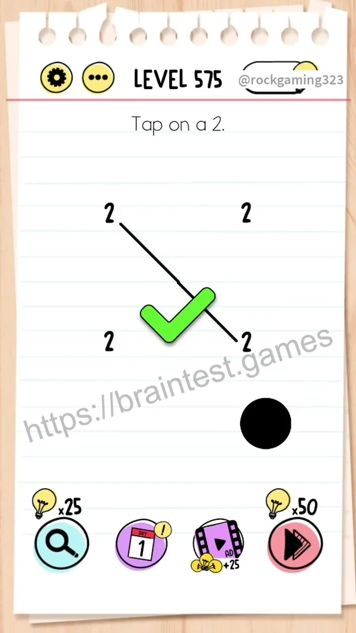 Brain Test Level 575 - Step 2