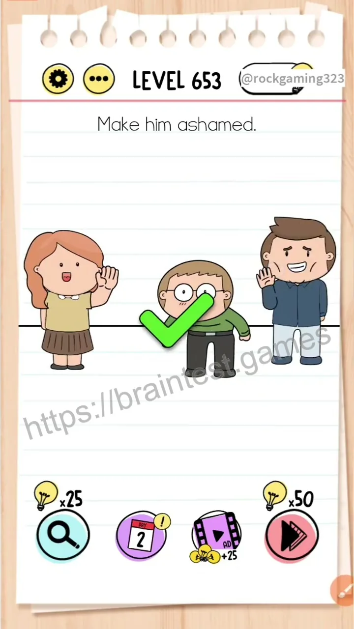 Brain Test Level 653 - Step 2