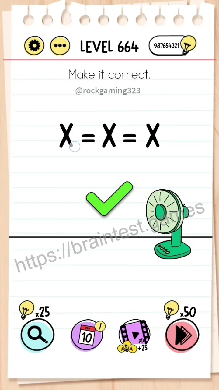 Brain Test Level 664 - Step 2