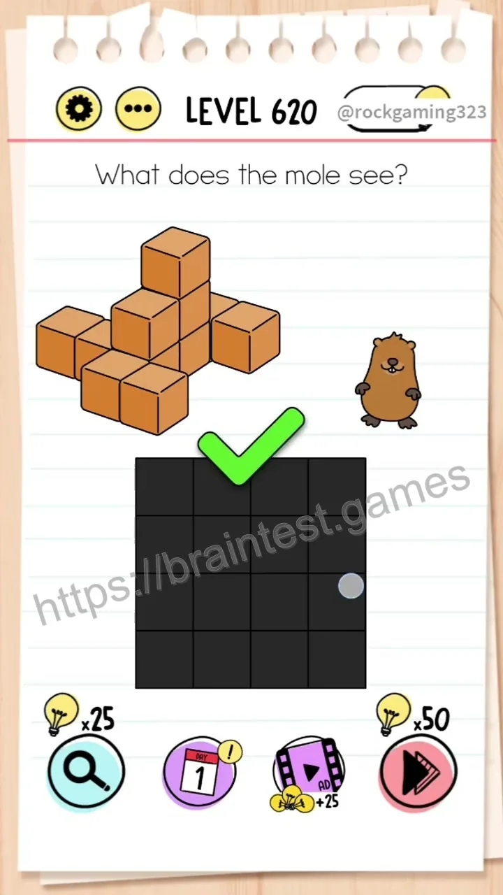 Brain Test Level 620 - Step 2