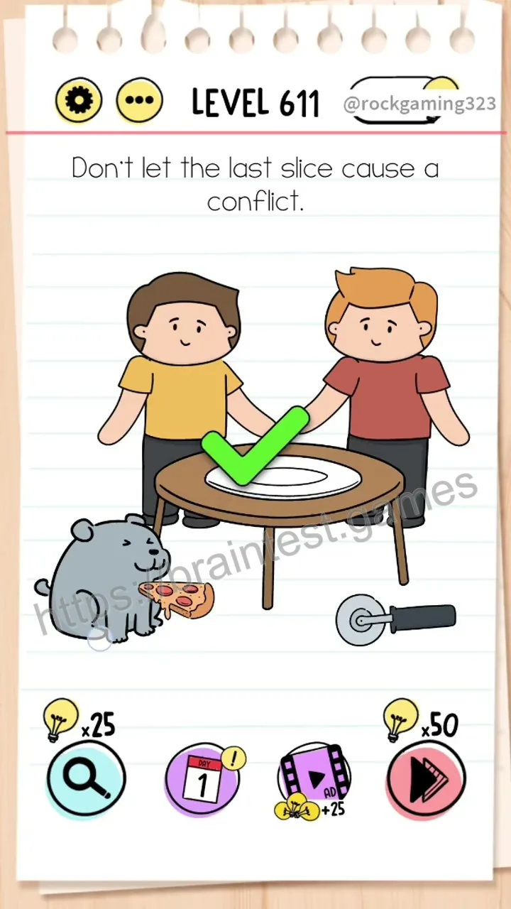 Brain Test Level 611 - Step 2