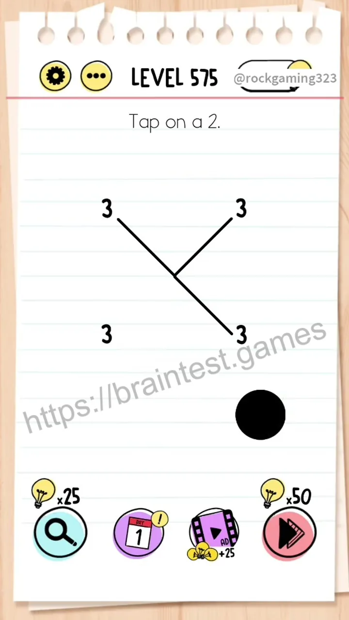 Brain Test Level 575 - Step 1