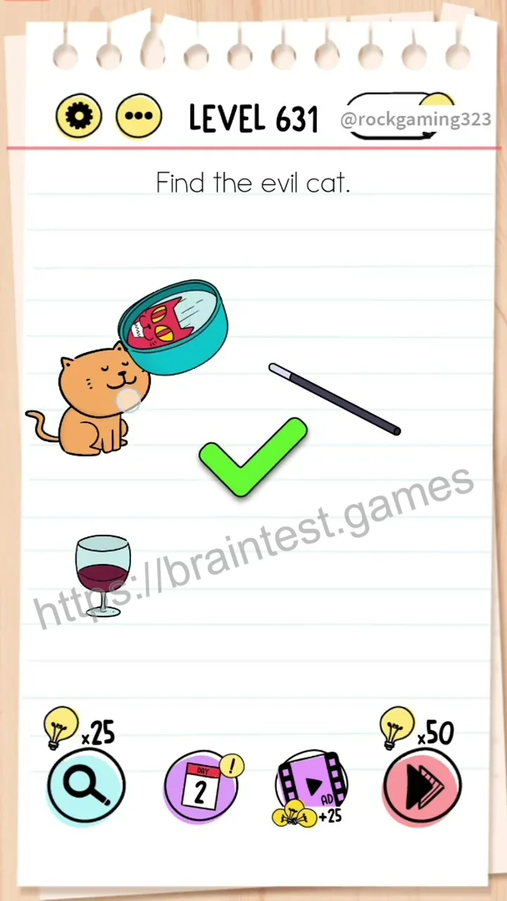 Brain Test Level 631 - Step 2