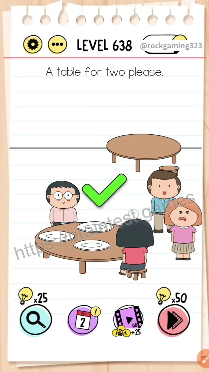 Brain Test Level 638 - Step 2