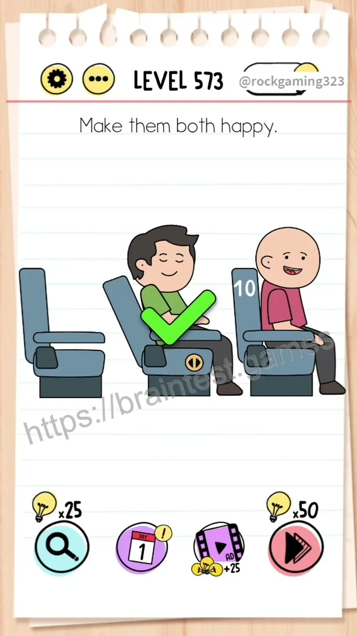 Brain Test Level 573 - Step 2