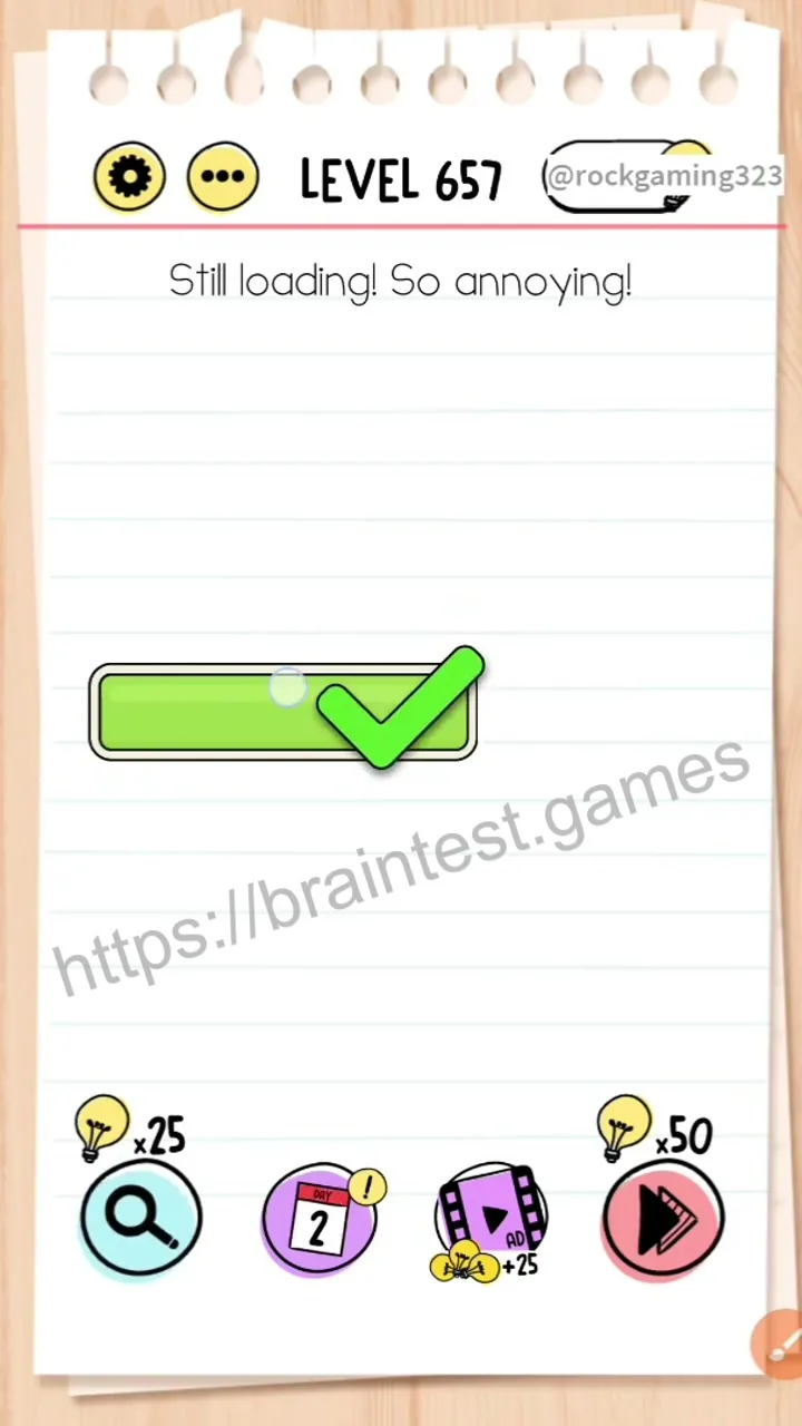 Brain Test Level 657 - Step 2
