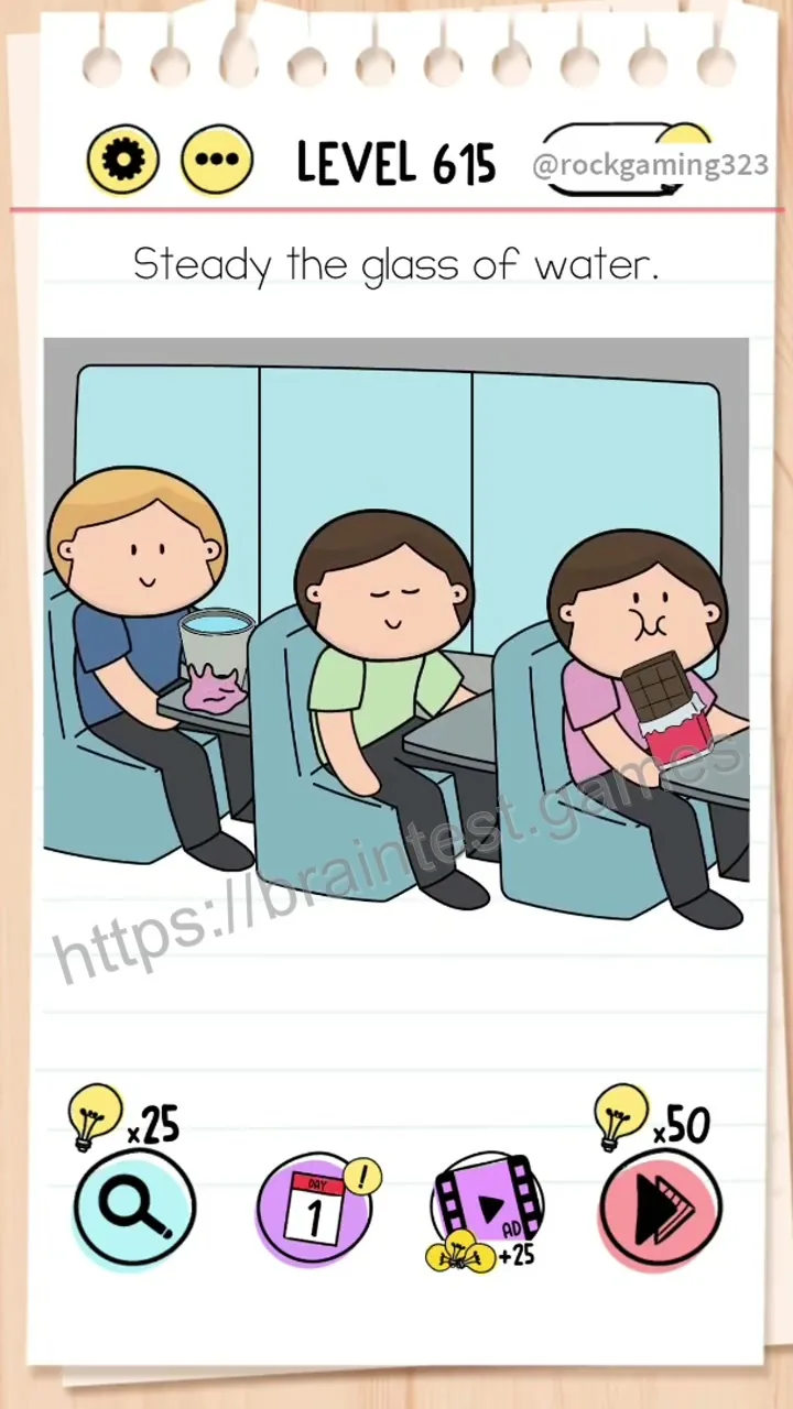 Brain Test Level 615 - Step 1