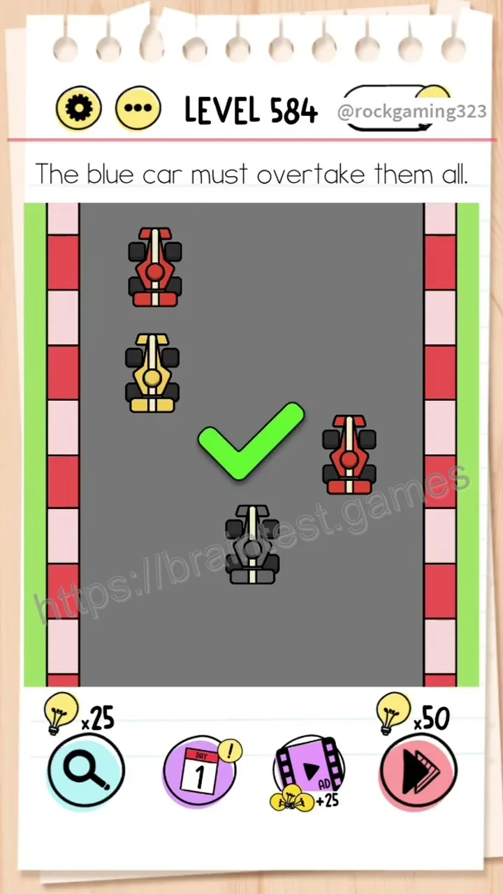 Brain Test Level 584 - Step 2