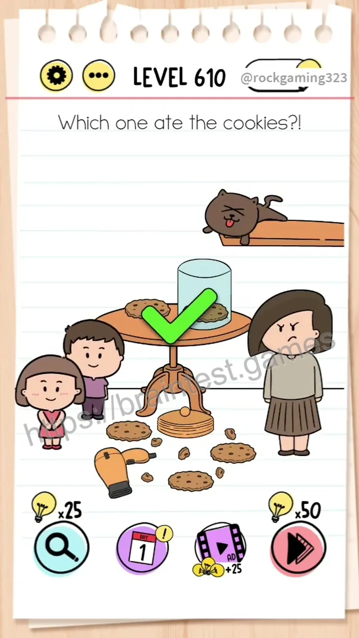 Brain Test Level 610 - Step 2