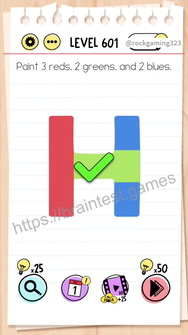 Brain Test Level 601 - Step 2