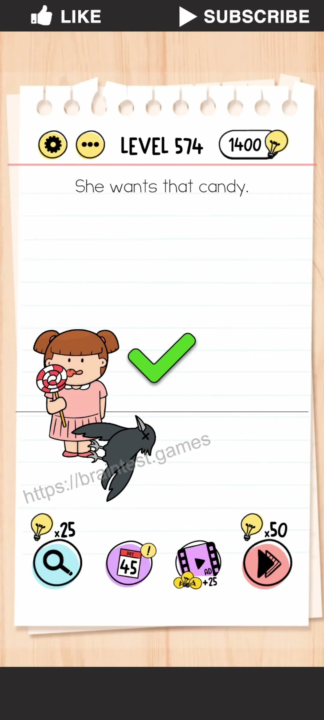 Brain Test Level 574 - Step 2