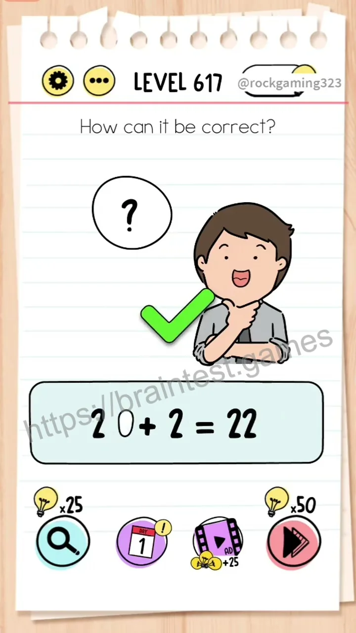 Brain Test Level 617 - Step 2