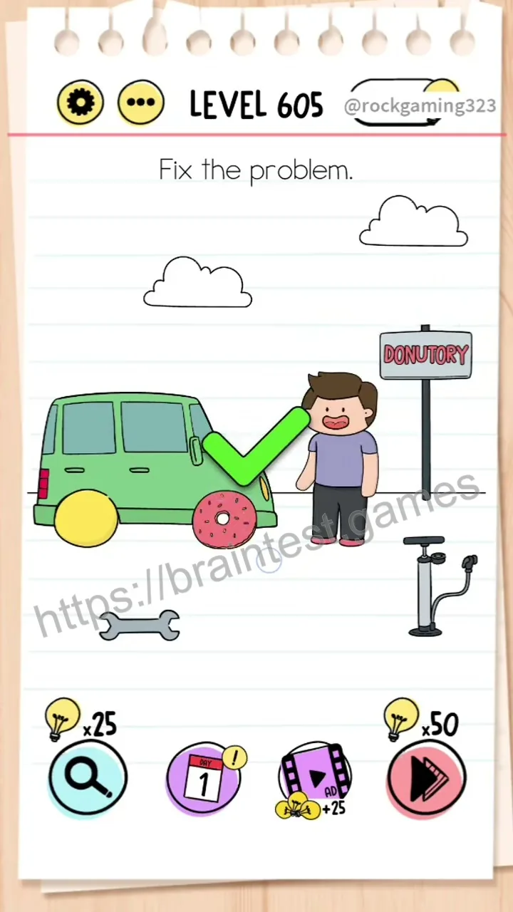 Brain Test Level 605 - Step 2