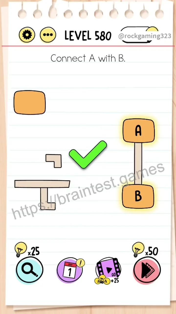 Brain Test Level 580 - Step 2