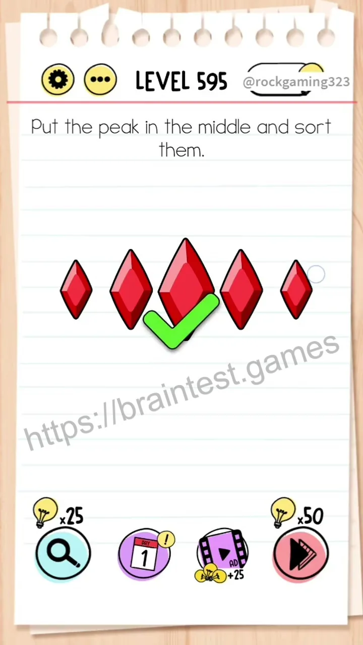 Brain Test Level 595 - Step 2
