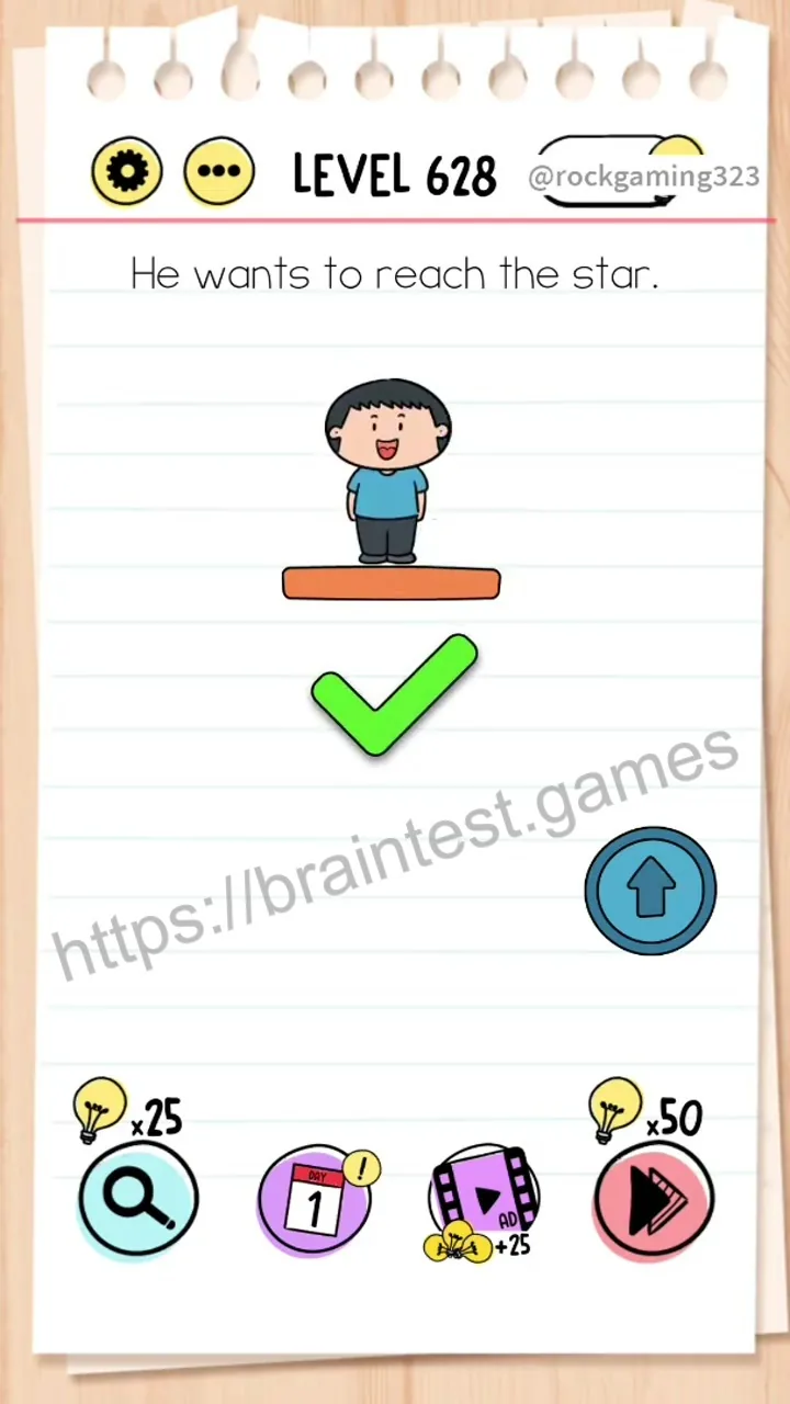 Brain Test Level 628 - Step 2