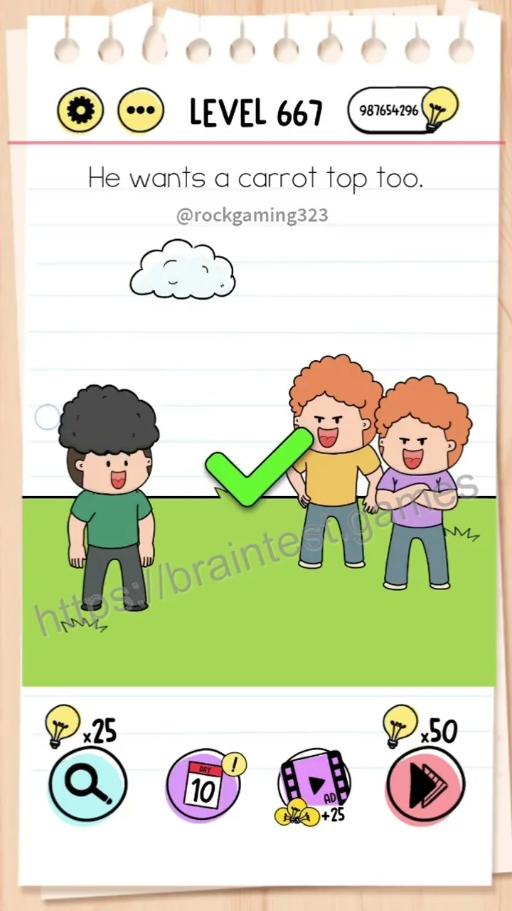 Brain Test Level 667 - Step 2