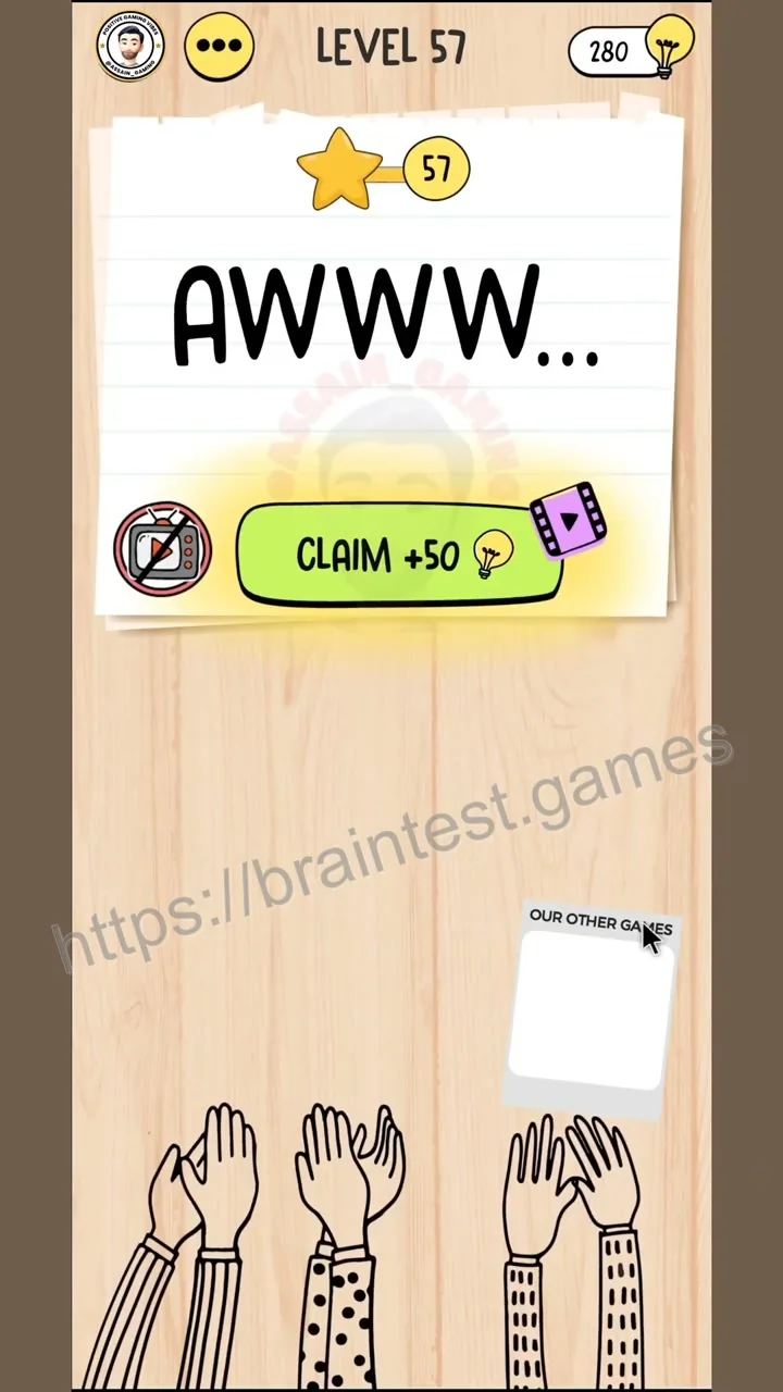 Brain Test Level 57 - Step 2
