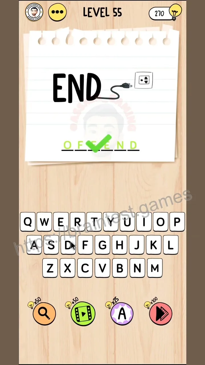Brain Test Level 55 - Step 1