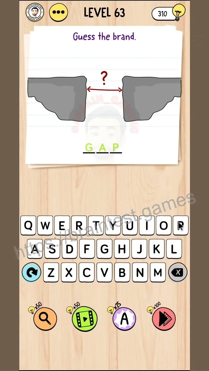 Brain Test Level 63 - Step 1