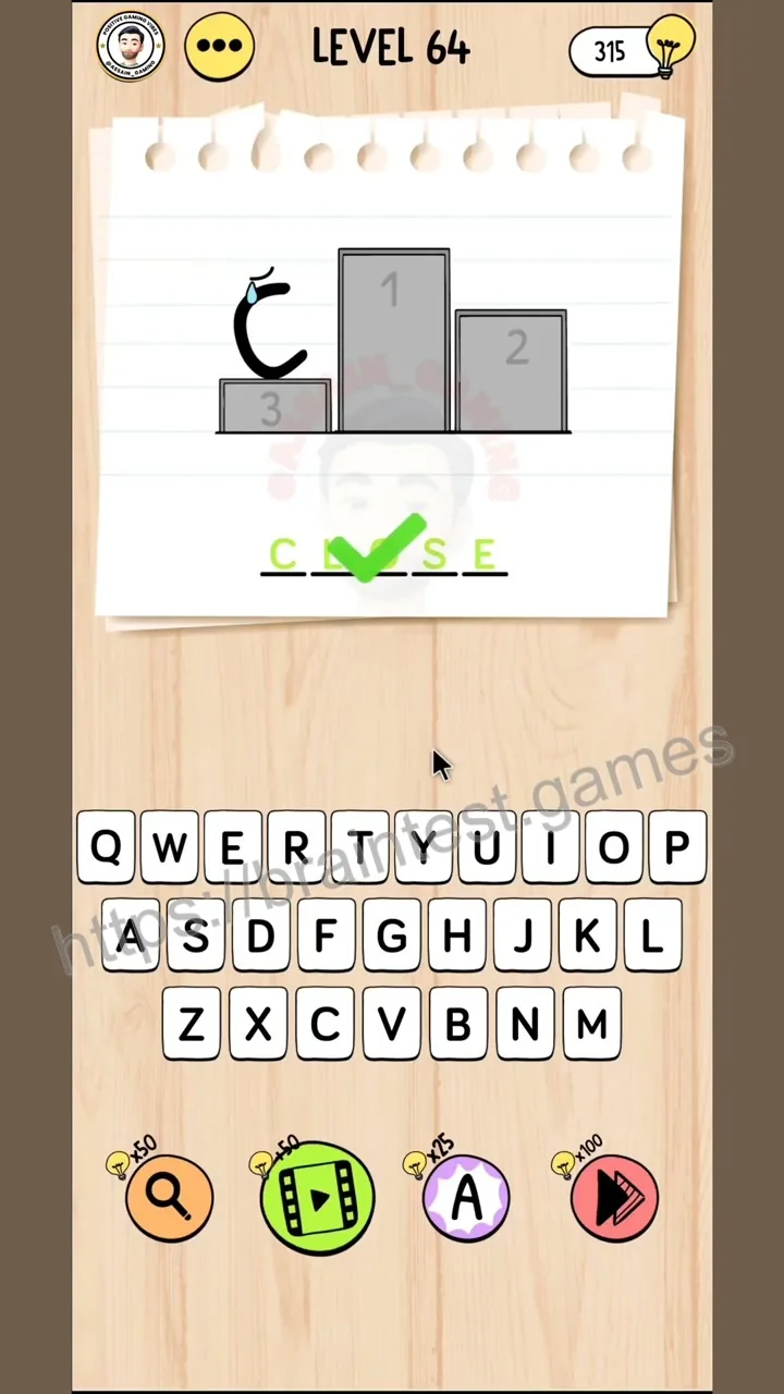 Brain Test Level 64 - Step 2
