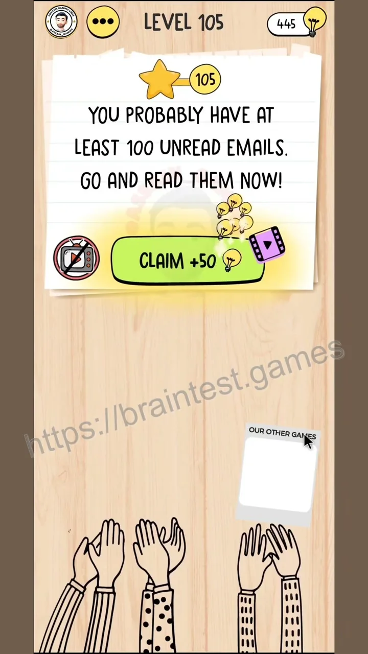 Brain Test Level 105 - Step 2