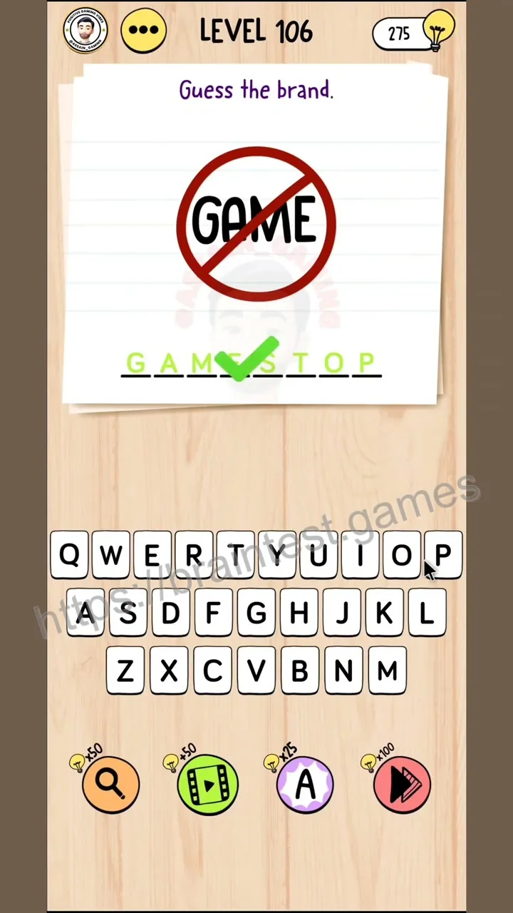 Brain Test Level 106 - Step 2