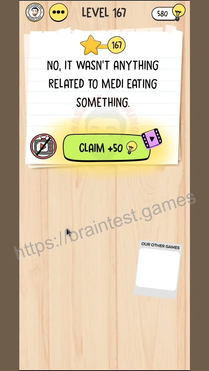 Brain Test Level 167 - Step 2