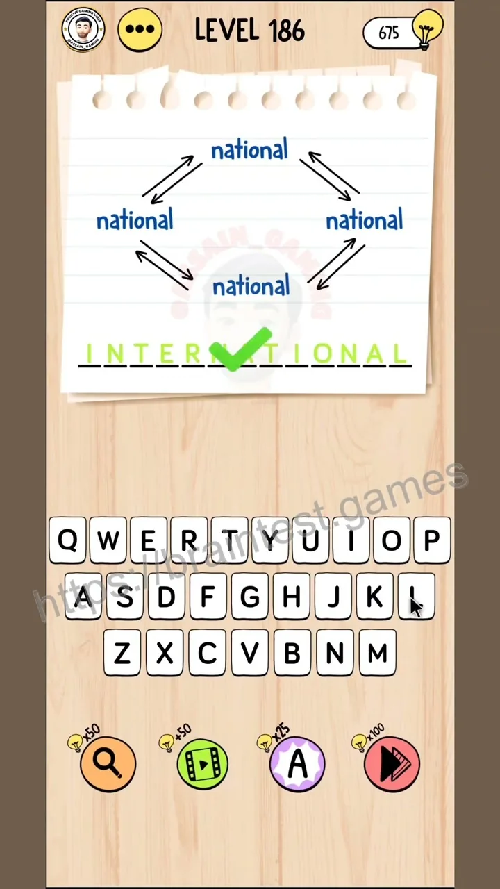 Brain Test Level 186 - Step 2