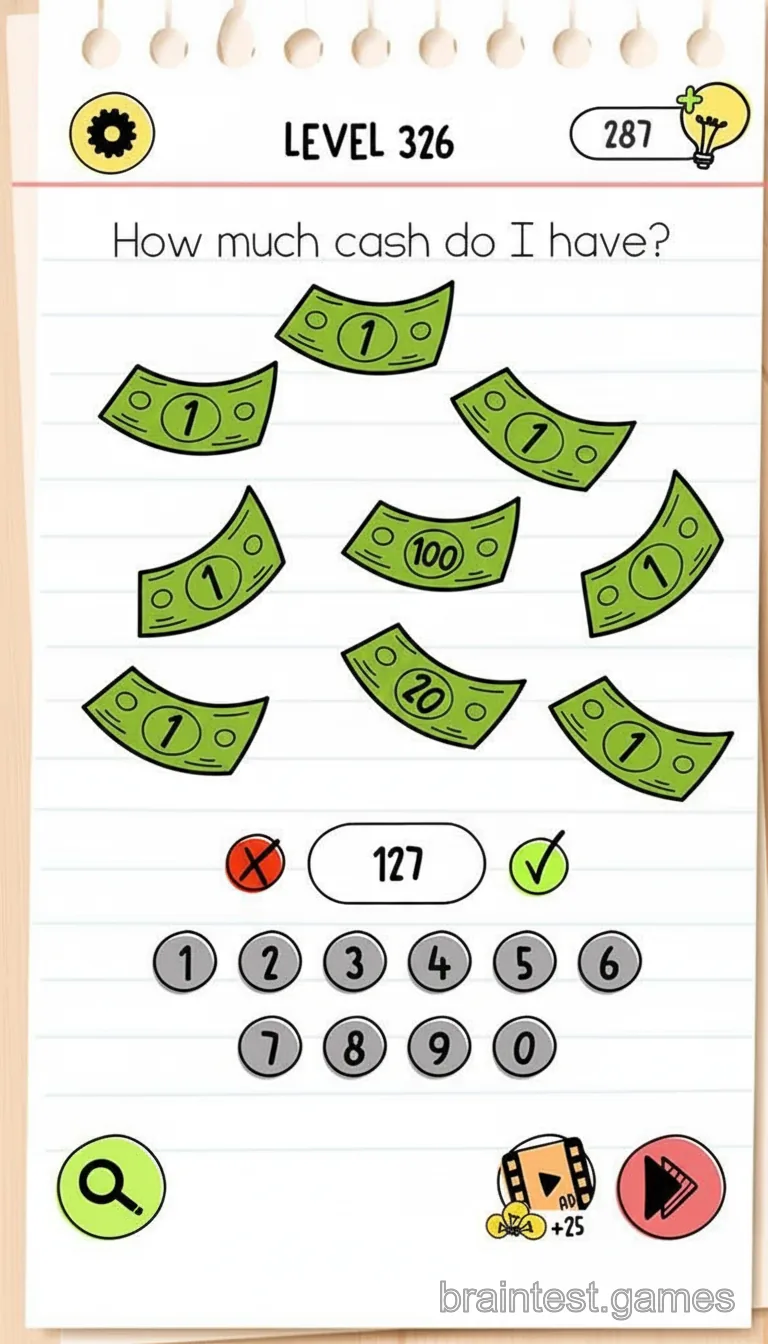 Brain Test Level 326 - Step 1