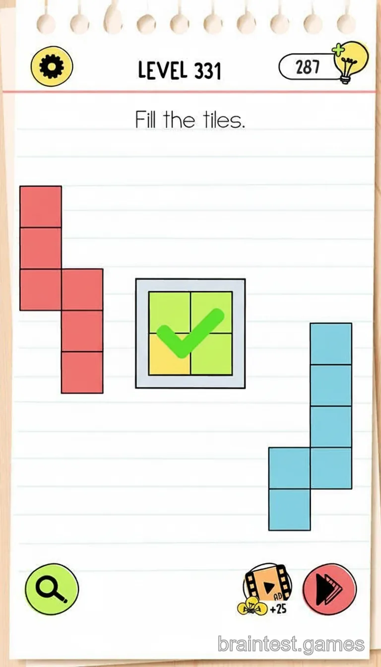 Brain Test Level 331 - Step 1