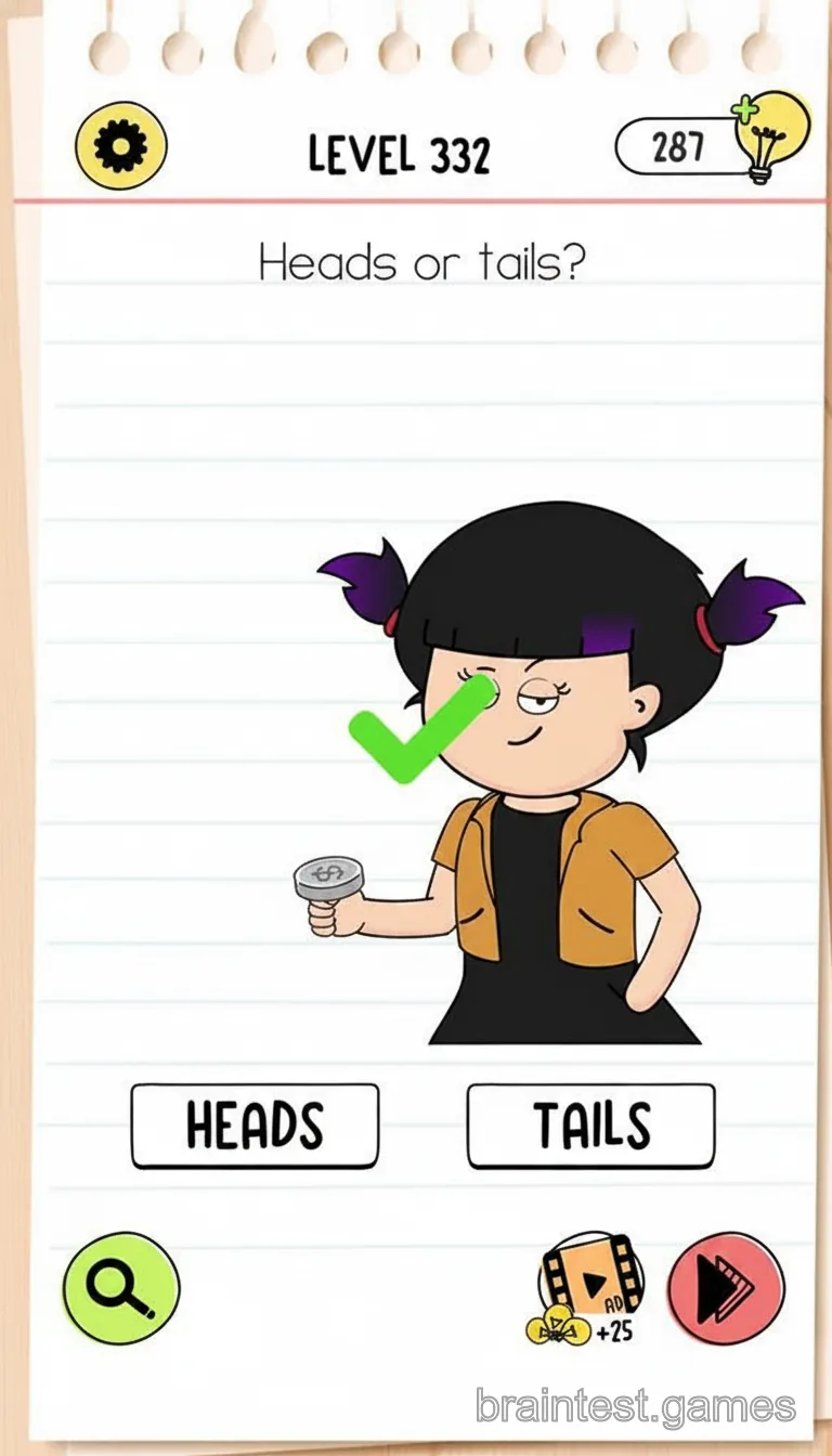 Brain Test Level 332 - Step 1
