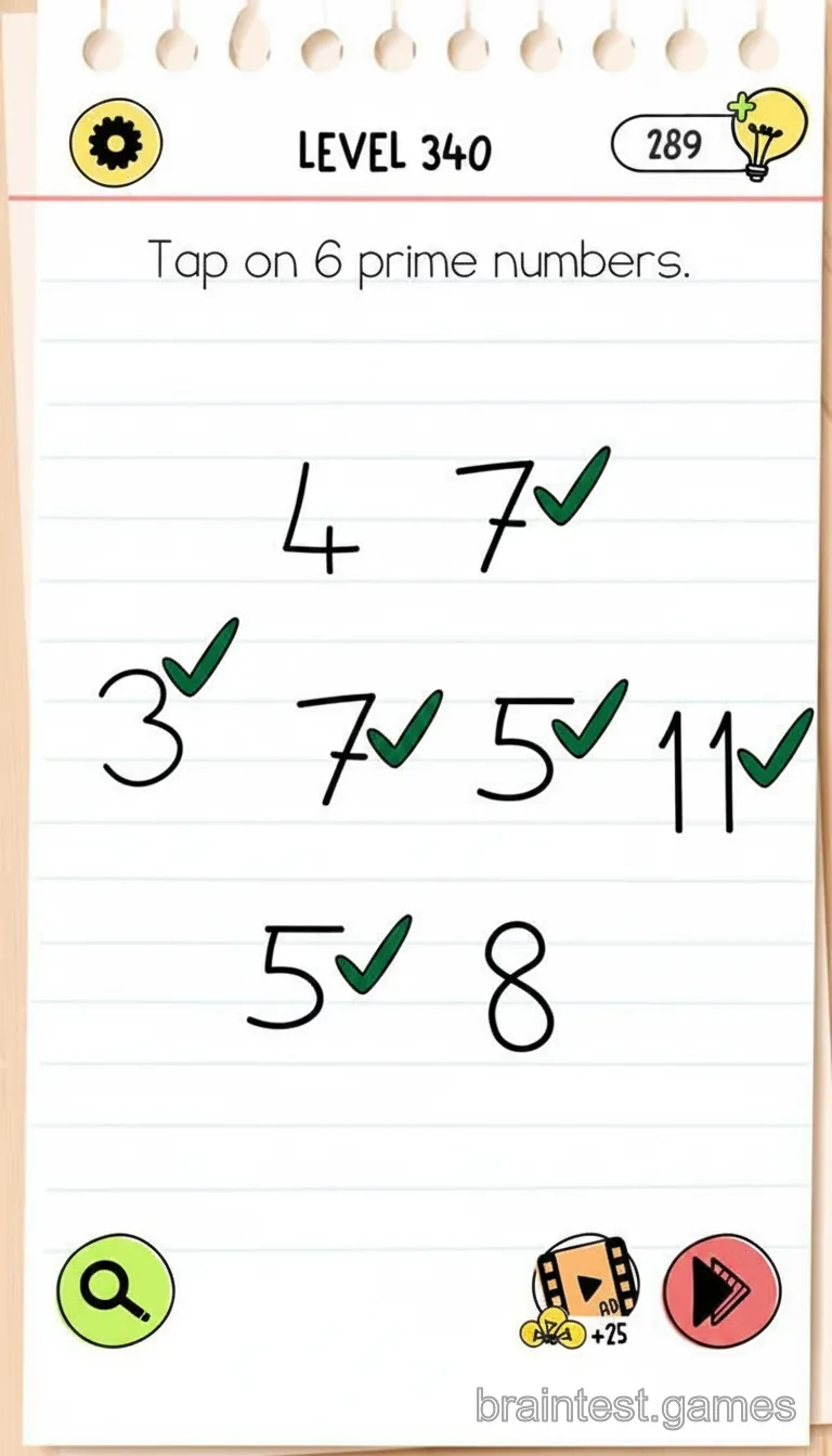 Brain Test Level 340 - Step 1