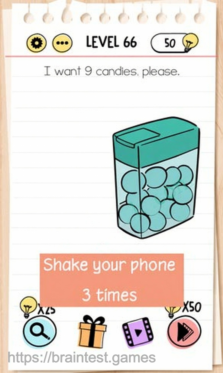 Brain Test Level 66 - Step 1