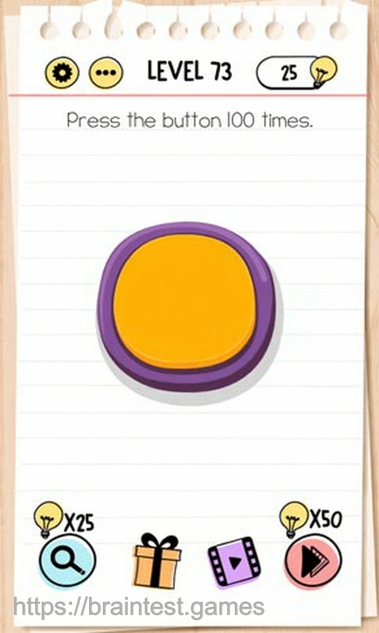 Brain Test Level 73 - Step 1