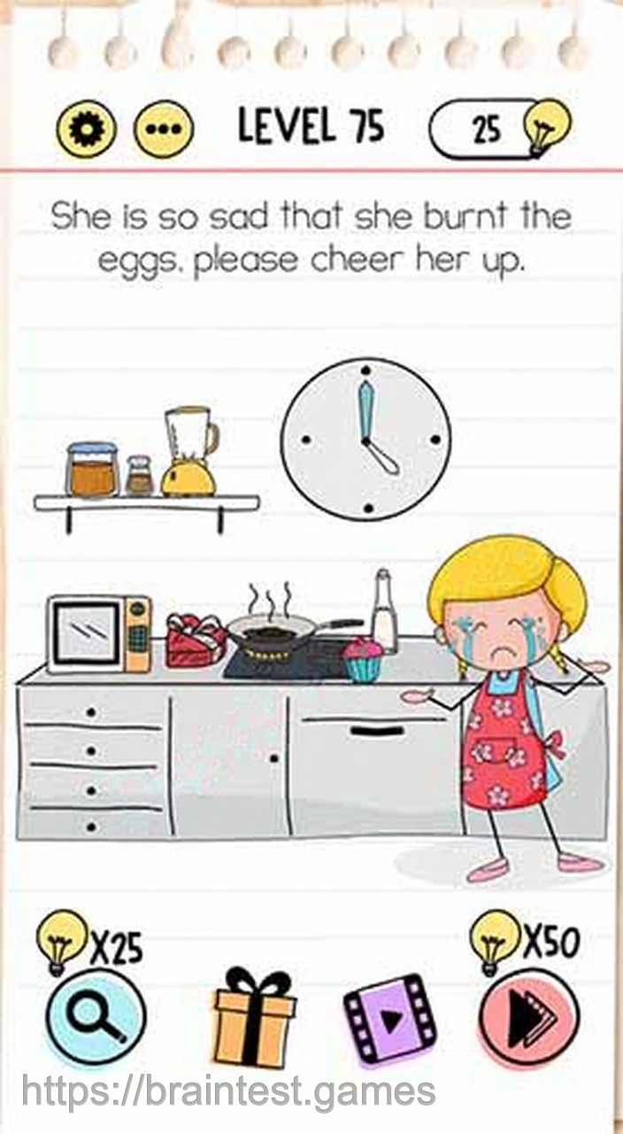 Brain Test Level 75 - Step 1