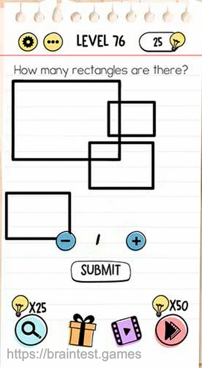 Brain Test Level 76 - Step 2