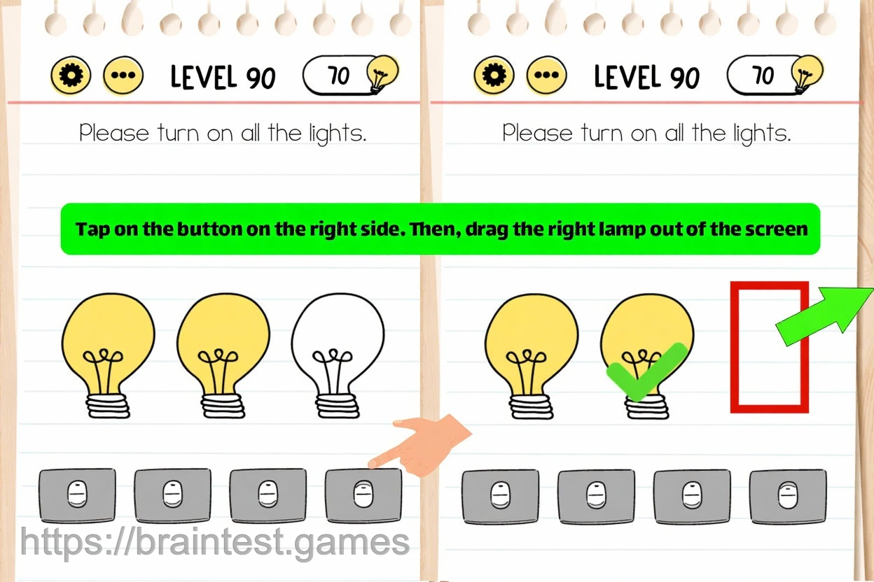 Brain Test Level 90 - Step 1