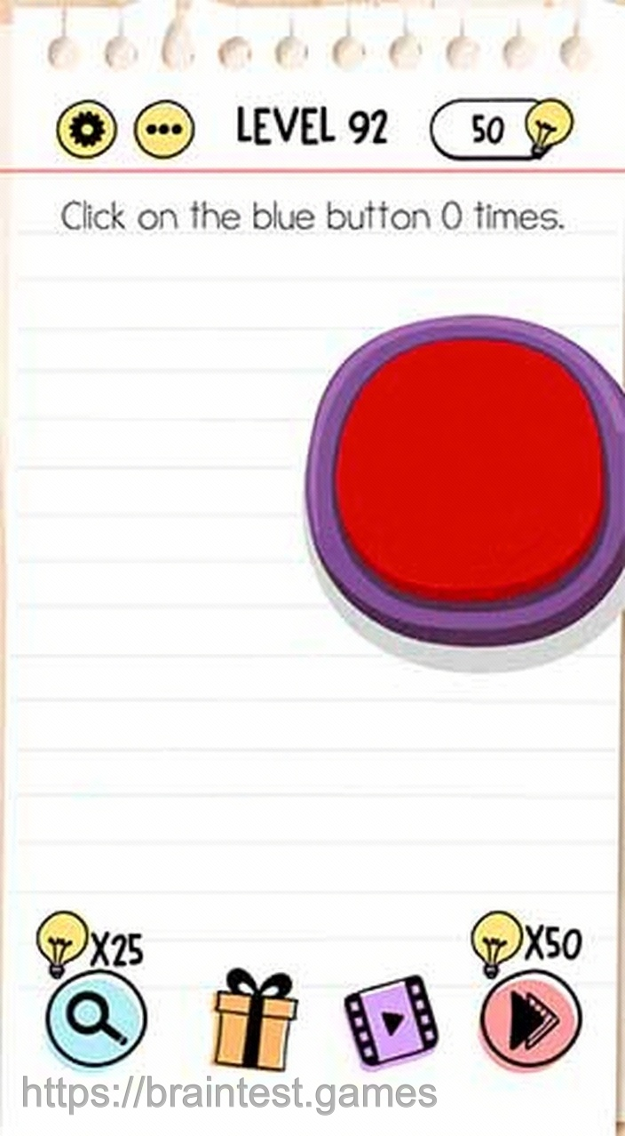 Brain Test Level 92 - Step 2