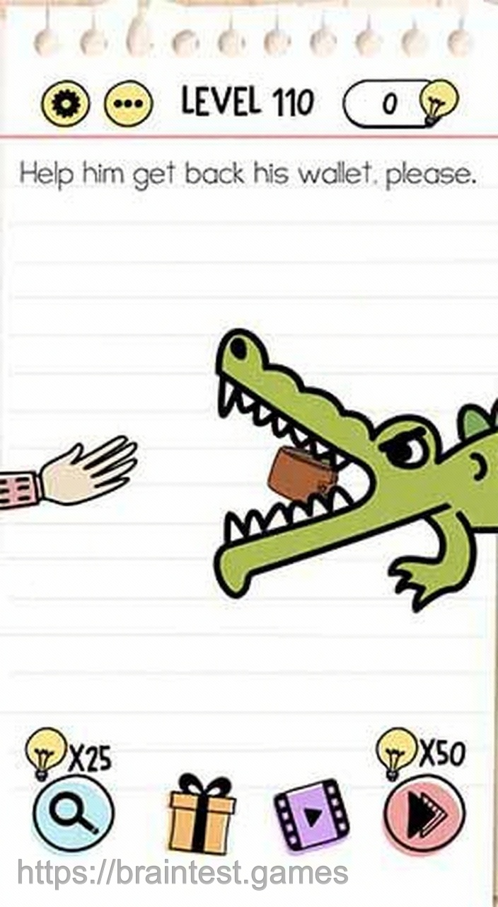 Brain Test Level 110 - Step 1