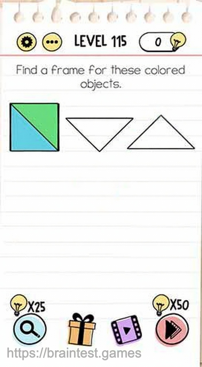 Brain Test Level 115 - Step 2